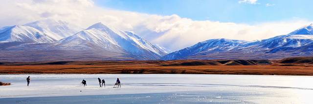 Skating on Lake Clear Water