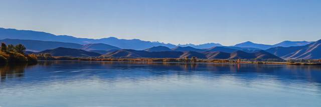 Lake Benmore at days end