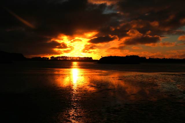 sunrise Papanui inlet 2