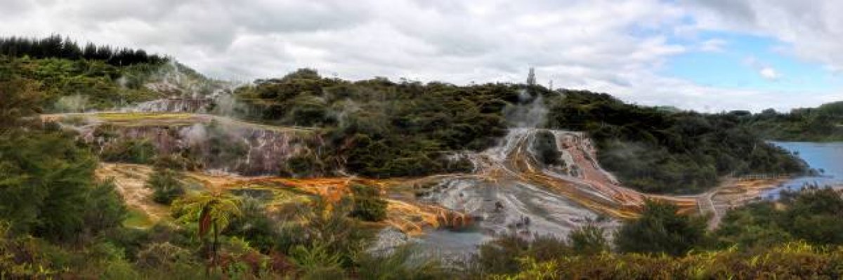 Orakei Korrako Geothermal Landscape